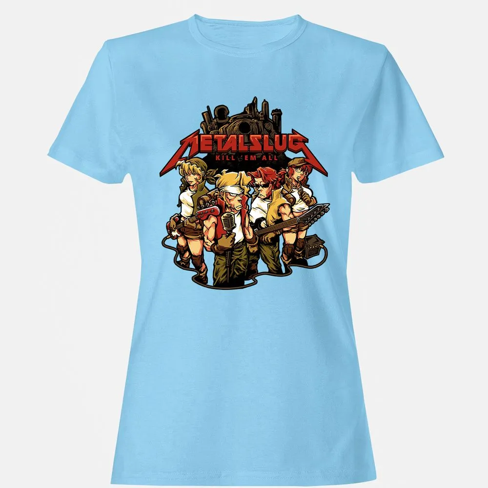Women's T-Shirt - 6LNS31JZ - Light Blue - 8