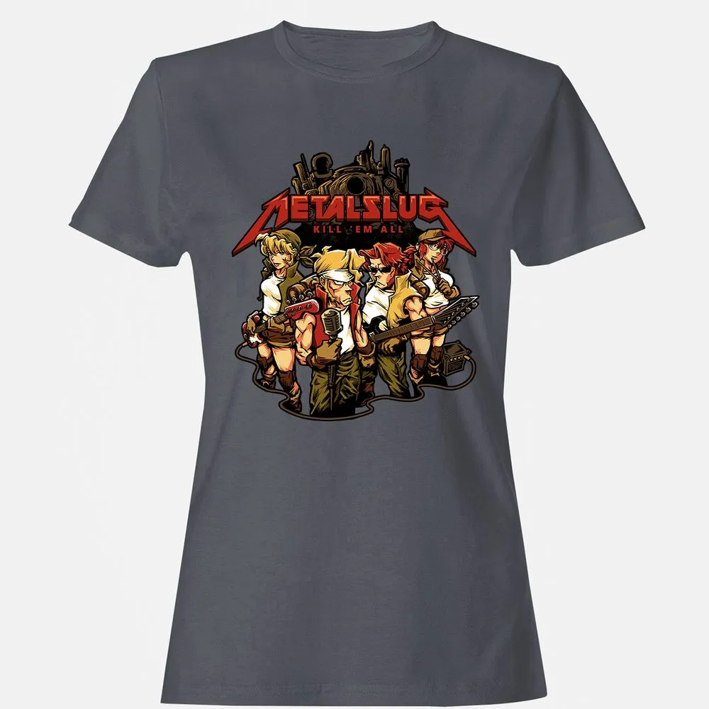 Women's T-Shirt - 6LNS31JZ - Dark Heather - 5