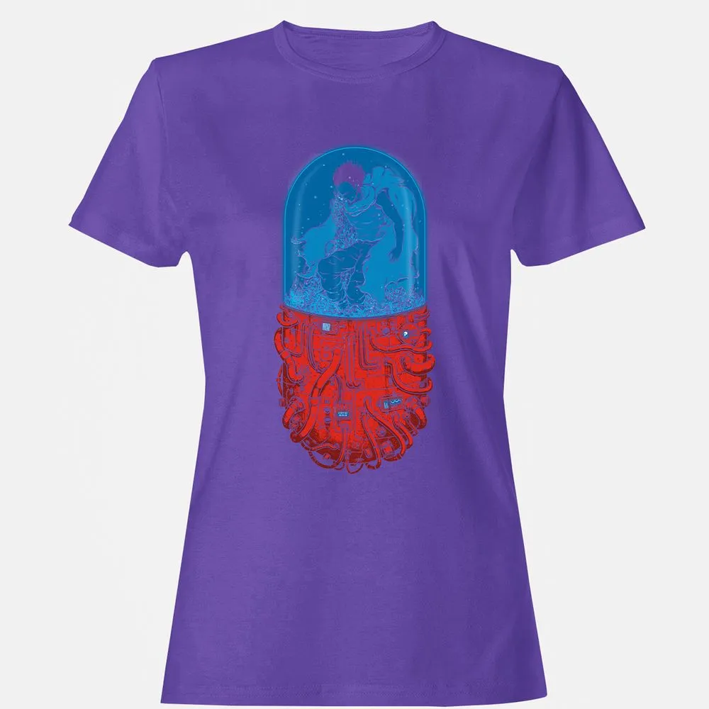 Women's T-Shirt - B3AHLE56 - Purple - 12