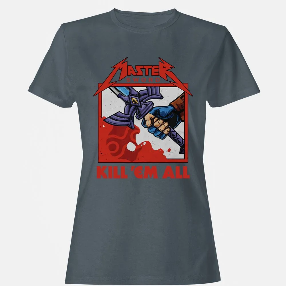 Women's T-Shirt - X6ZE8FKG - Charcoal - 3