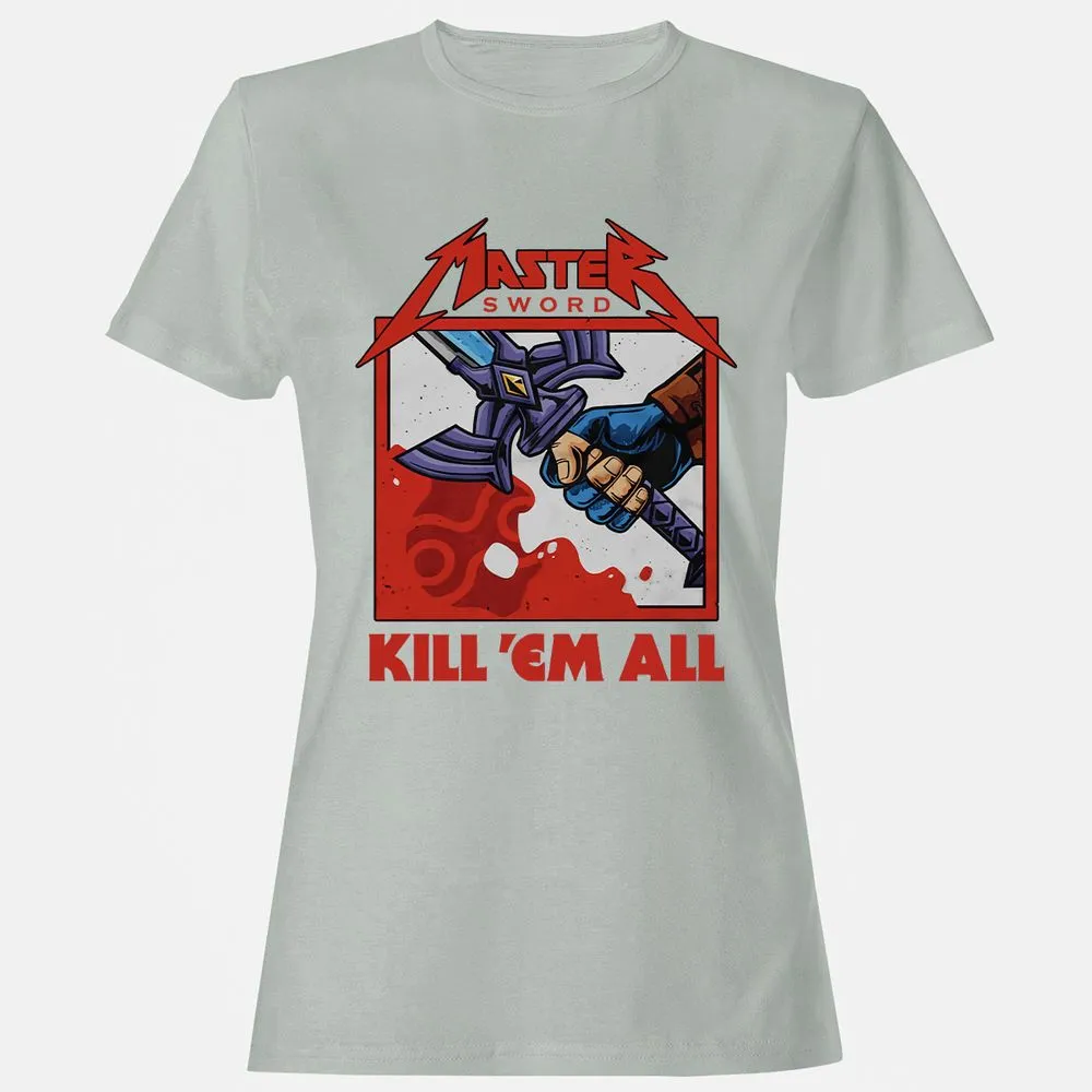 Women's T-Shirt - X6ZE8FKG - Ash - 2