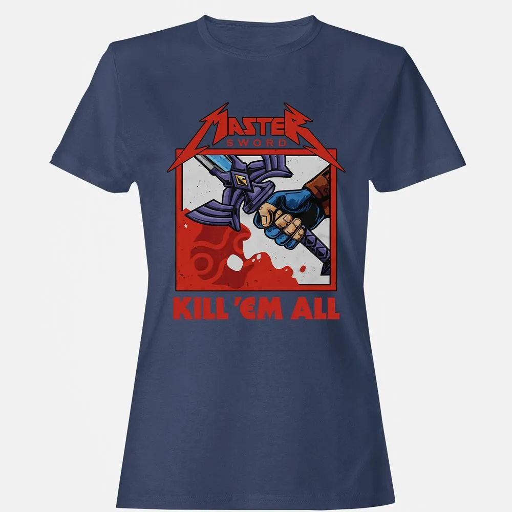Women's T-Shirt - X6ZE8FKG - Navy - 10