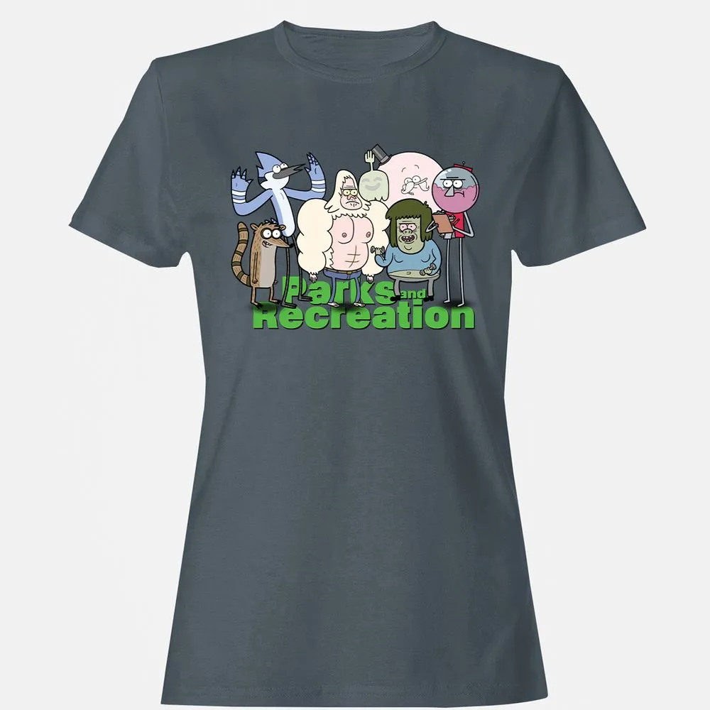 Women's T-Shirt - 5B6QSWMG - Charcoal - 3