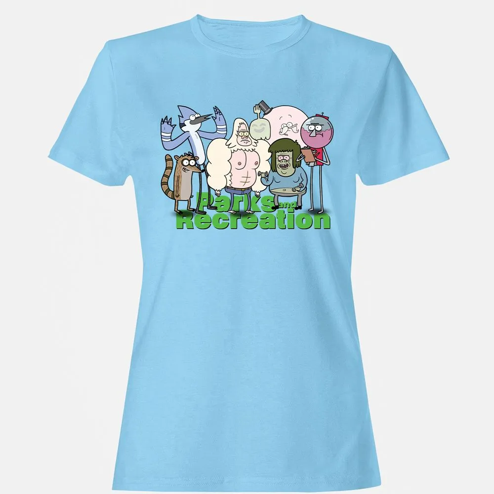 Women's T-Shirt - 5B6QSWMG - Light Blue - 8
