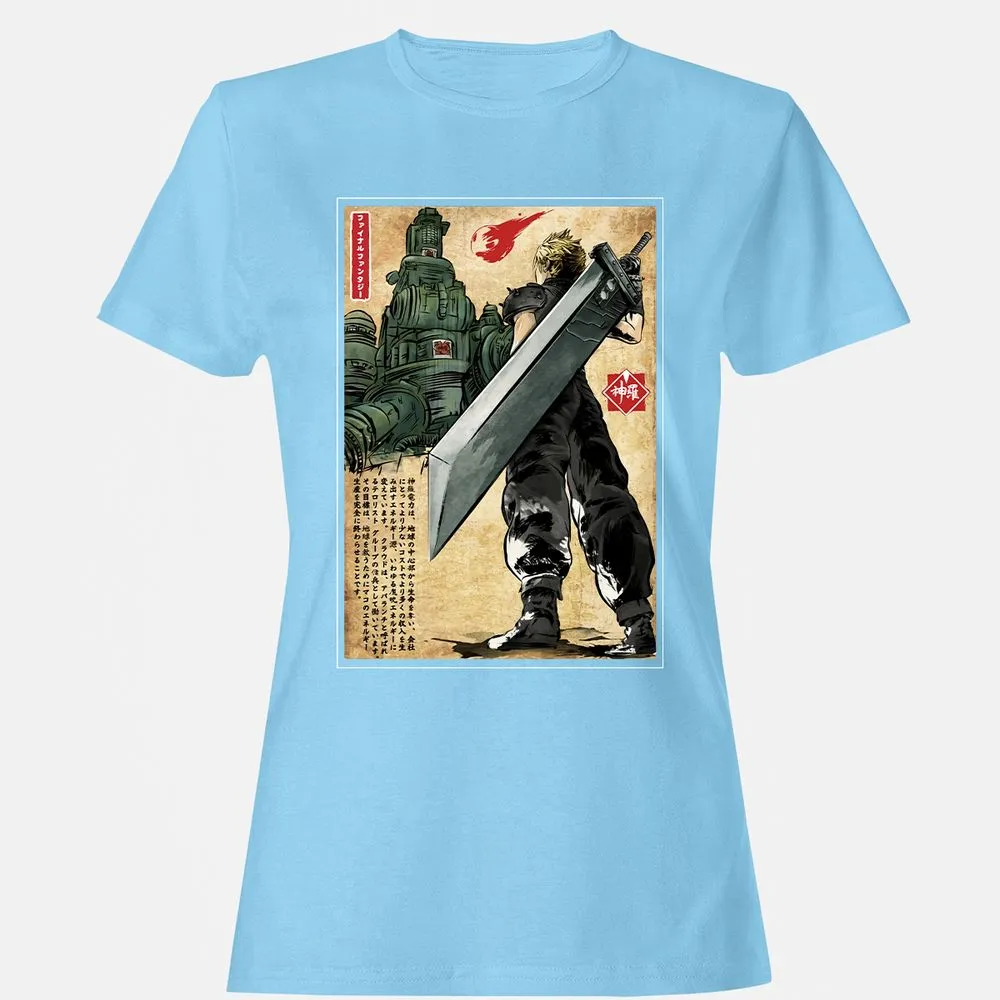 Women's T-Shirt - G7PZZUL3 - Light Blue - 8