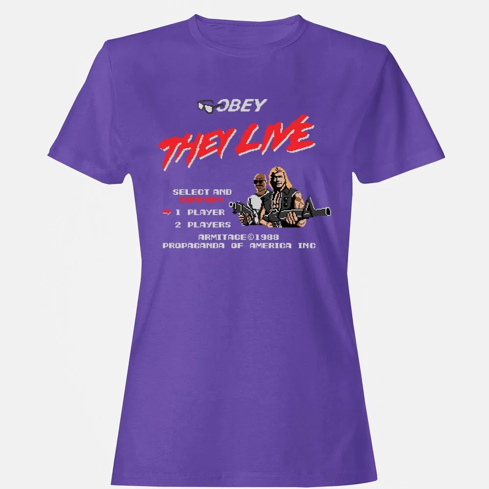 Women's T-Shirt - 6LTQYZMM - Purple - 12
