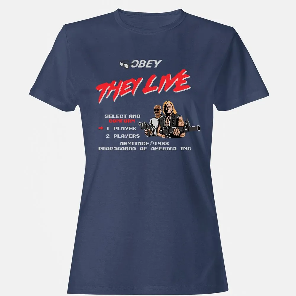 Women's T-Shirt - 6LTQYZMM - Navy - 10