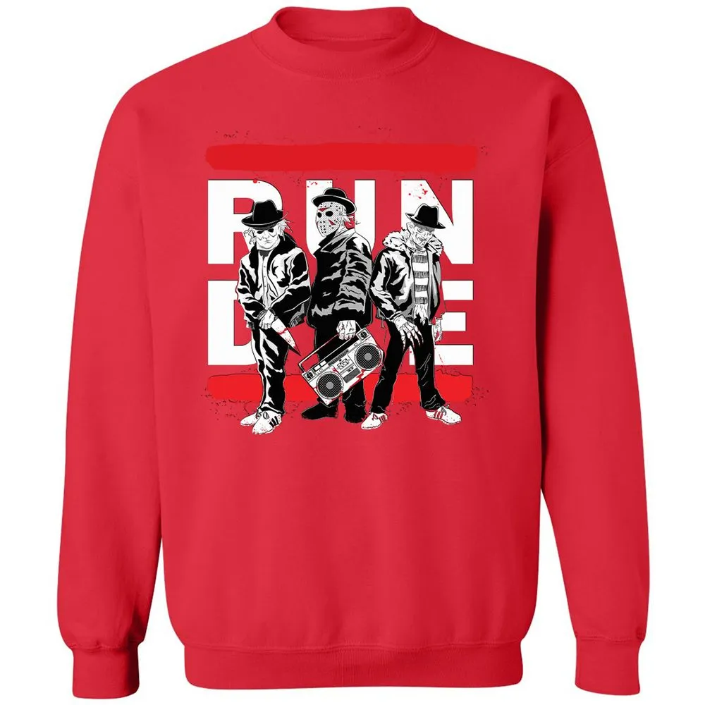Classic Unisex Sweatshirt - KXLUQ98H - Red - 5