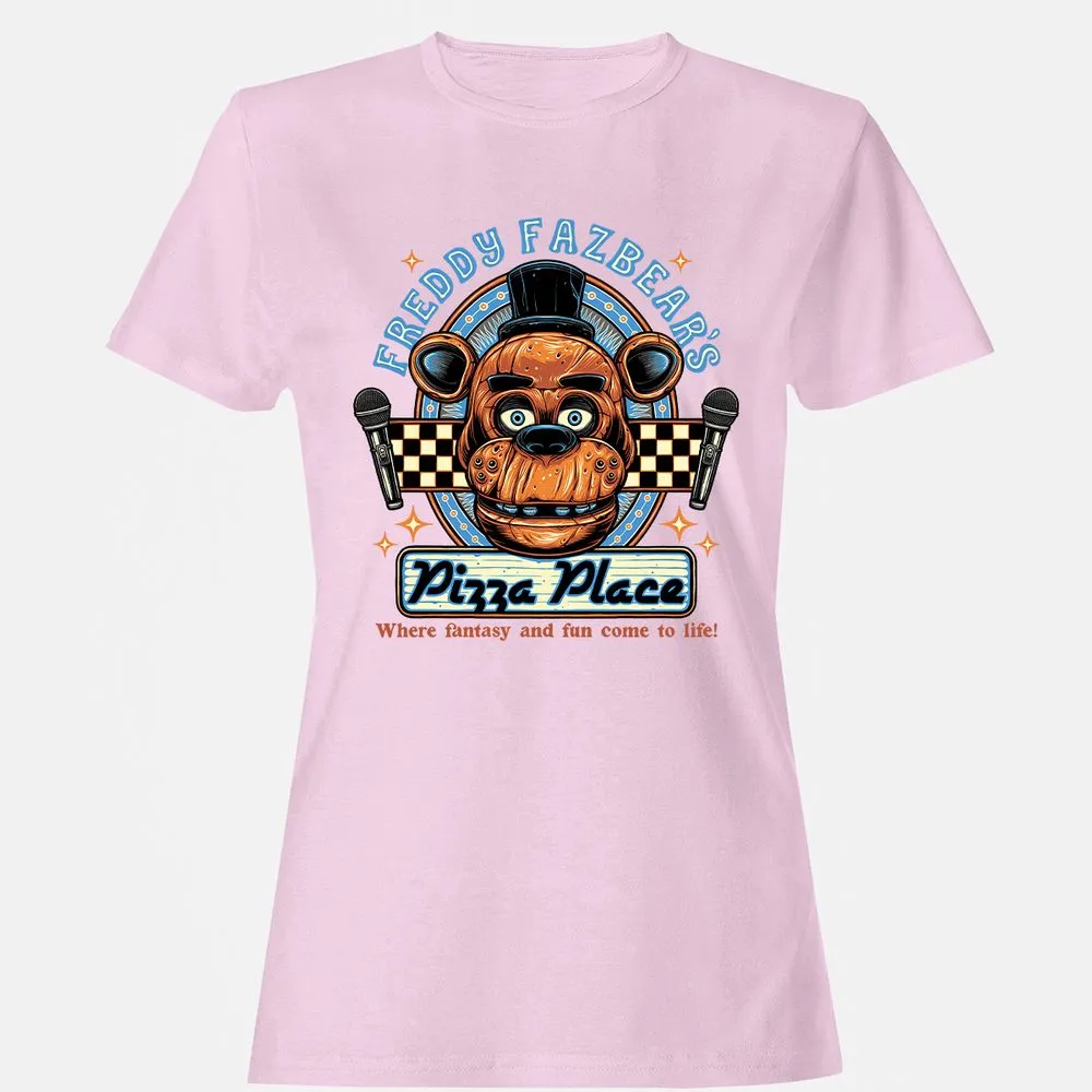 Women's T-Shirt - HUJNT77H - Light Pink - 9
