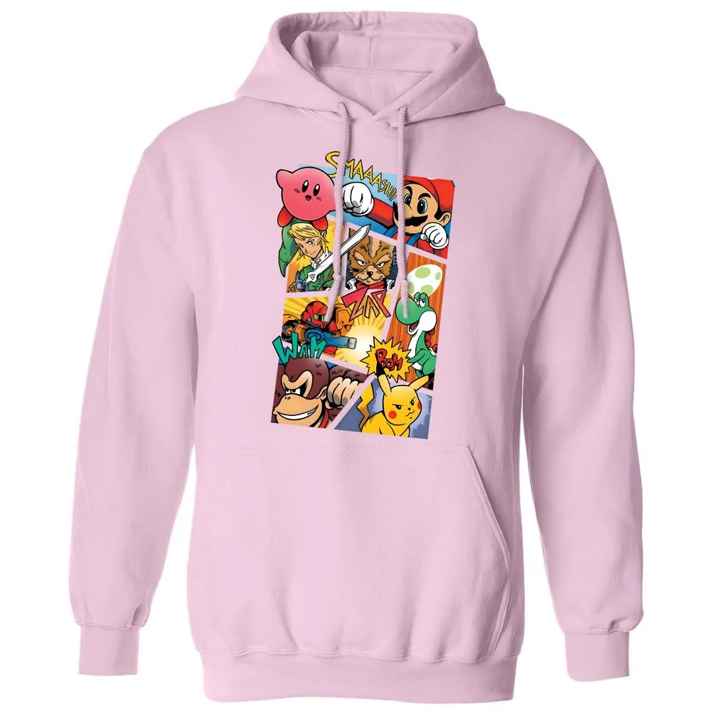Classic Unisex Hoodie - GRF5GN1L - Light Pink - 3