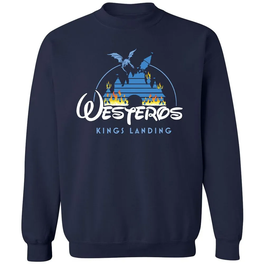 Classic Unisex Sweatshirt - 4HLG5QXJ - Navy - 2