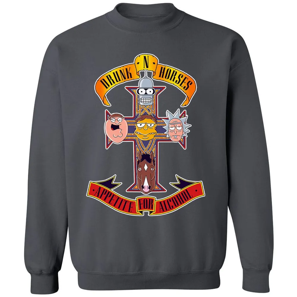 Classic Unisex Sweatshirt - GK67TS2W - Charcoal - 7