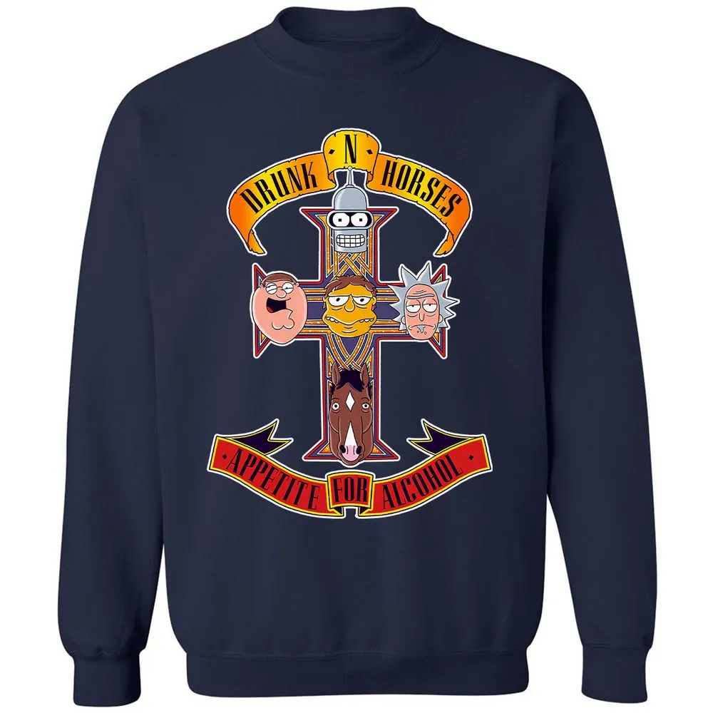 Classic Unisex Sweatshirt - GK67TS2W - Navy - 2