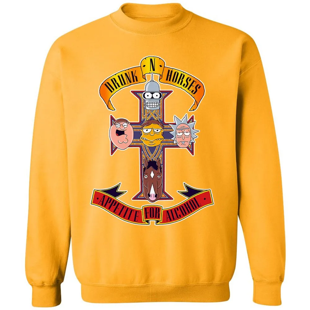 Classic Unisex Sweatshirt - GK67TS2W - Gold - 11