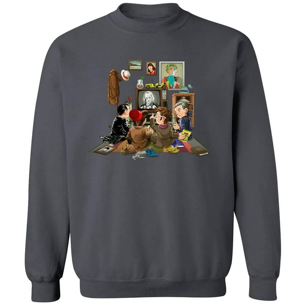 Classic Unisex Sweatshirt - HPCFFYUJ - Charcoal - 7