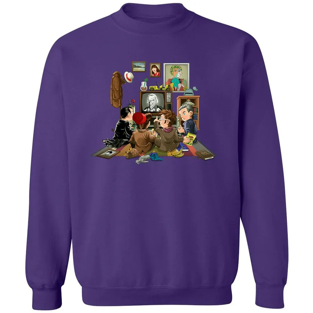 Classic Unisex Sweatshirt - HPCFFYUJ - Purple - 6