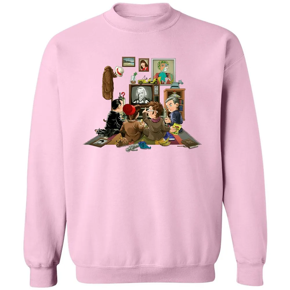 Classic Unisex Sweatshirt - HPCFFYUJ - Light Pink - 3