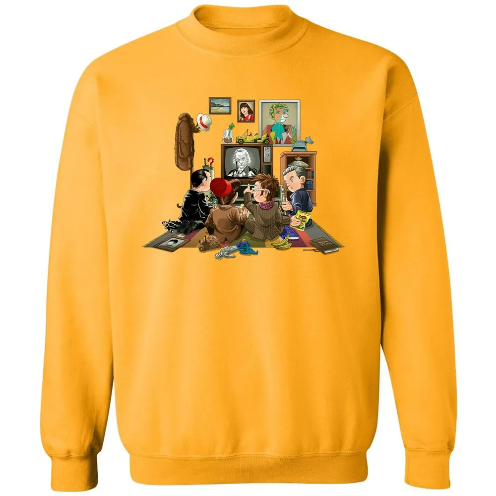 Classic Unisex Sweatshirt - HPCFFYUJ - Gold - 11