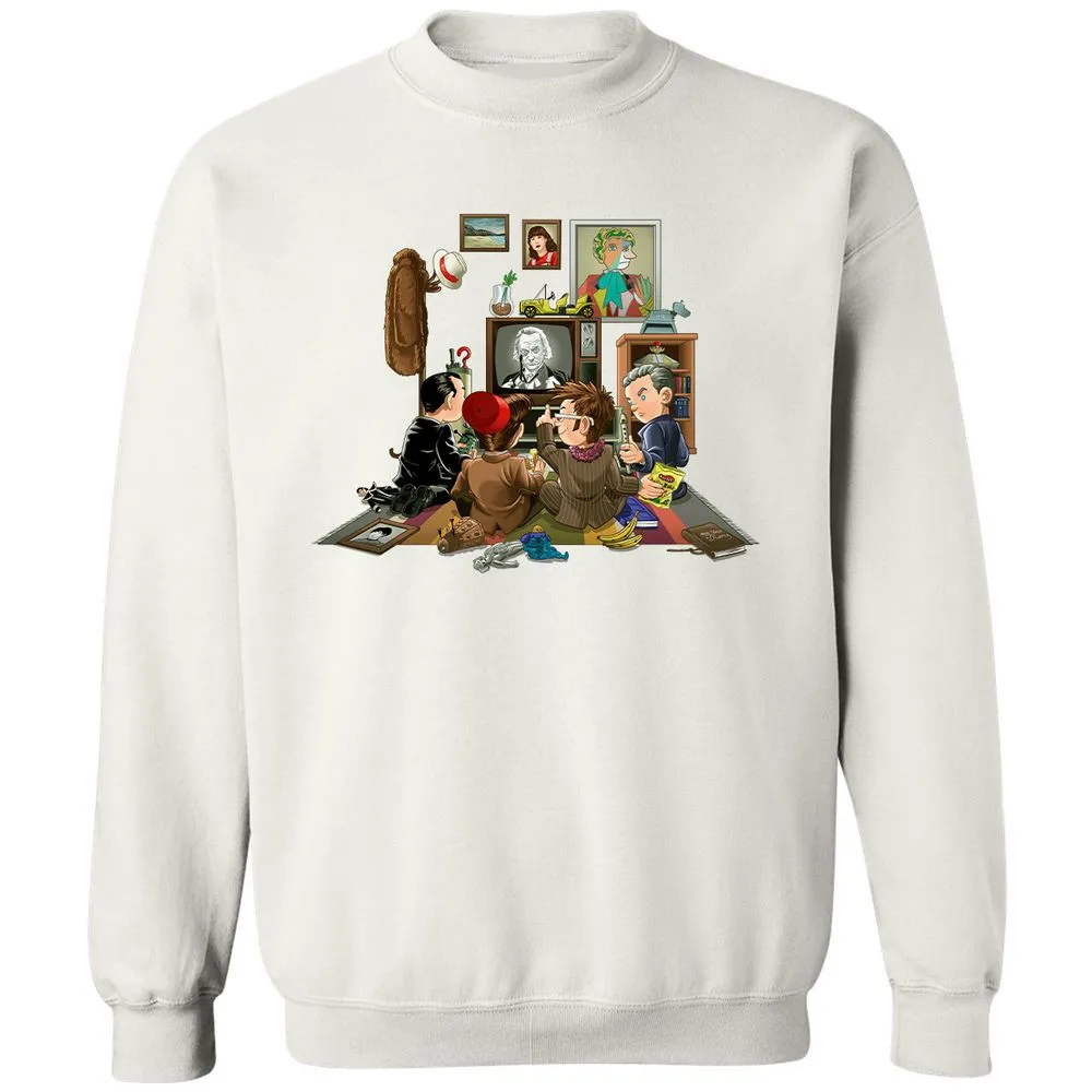 Classic Unisex Sweatshirt - HPCFFYUJ - White - 12
