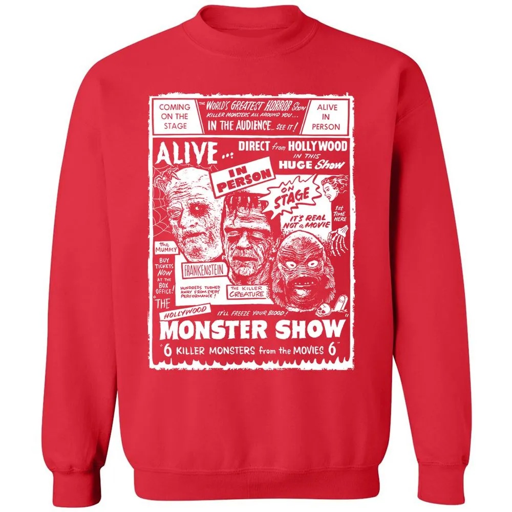 Classic Unisex Sweatshirt - 4ATNLTMD - Red - 5