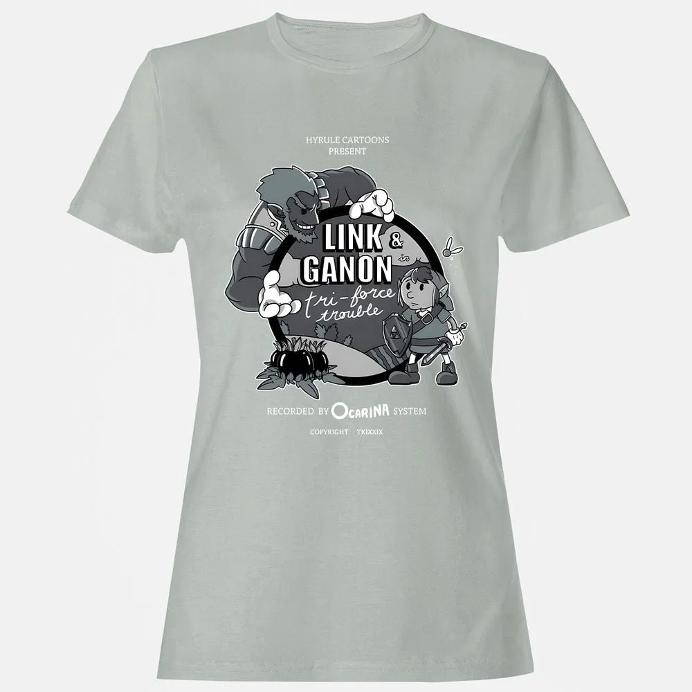 Women's T-Shirt - MHYL88ZX - Ash - 2