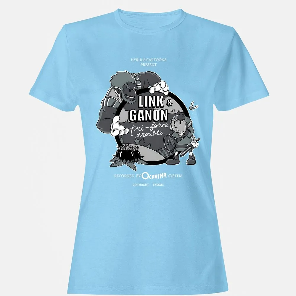 Women's T-Shirt - MHYL88ZX - Light Blue - 8