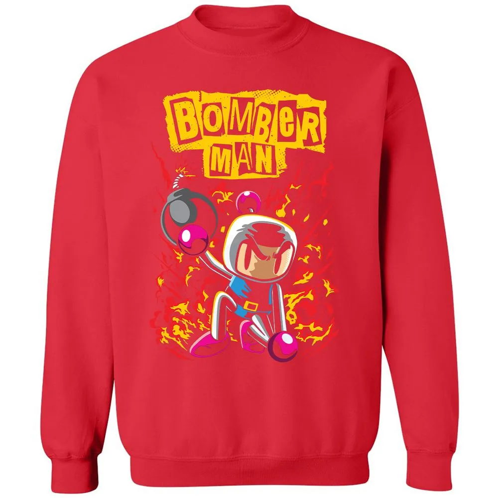 Classic Unisex Sweatshirt - 64BG6N9H - Red - 5