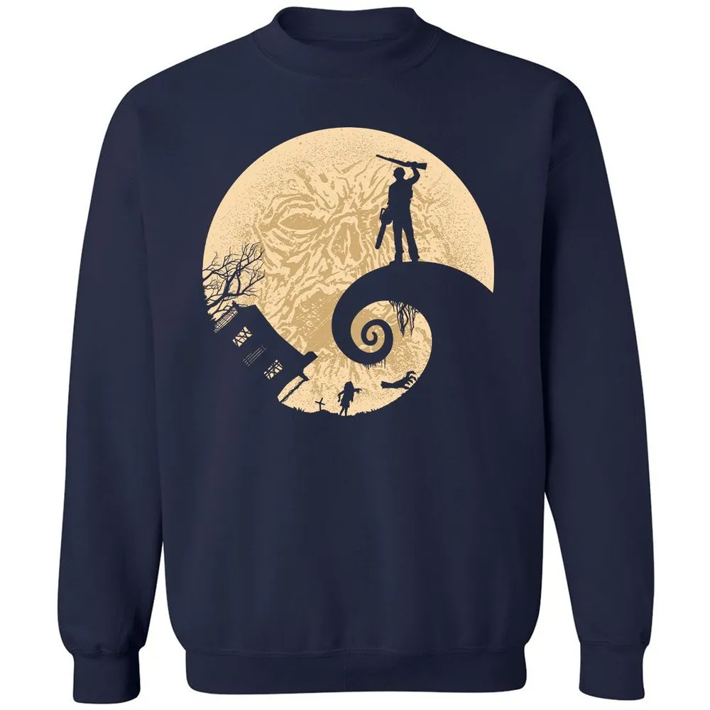 Classic Unisex Sweatshirt - Q5YR6AVU - Navy - 2