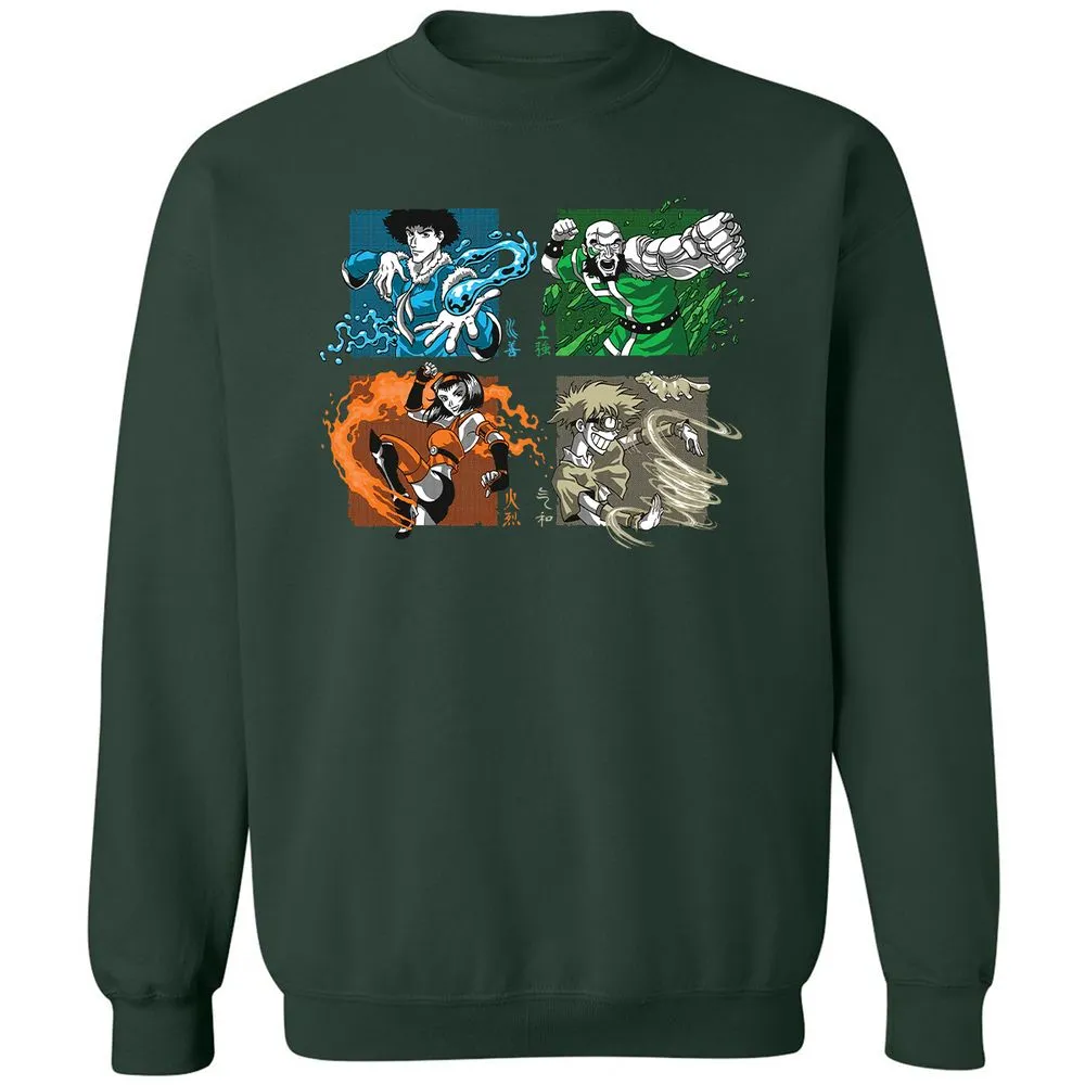 Classic Unisex Sweatshirt - FA1QTXCV - Forest Green - 4