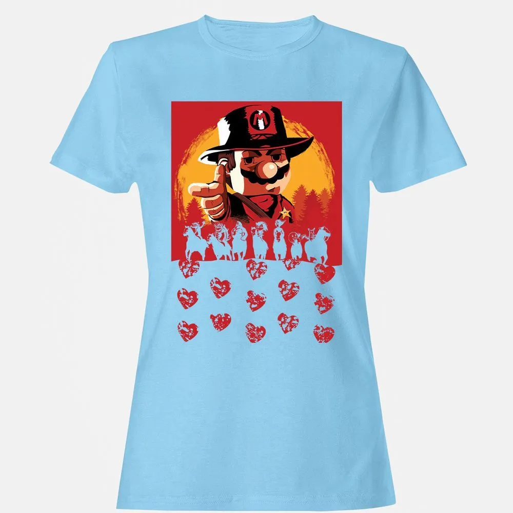Women's T-Shirt - A6PACRF4 - Light Blue - 8