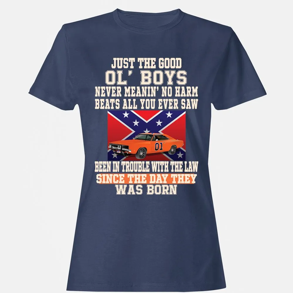 Women's T-Shirt - Z9G89LSP - Navy - 10