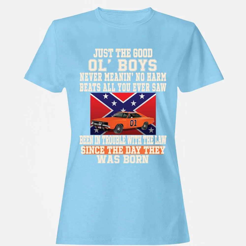 Women's T-Shirt - Z9G89LSP - Light Blue - 8