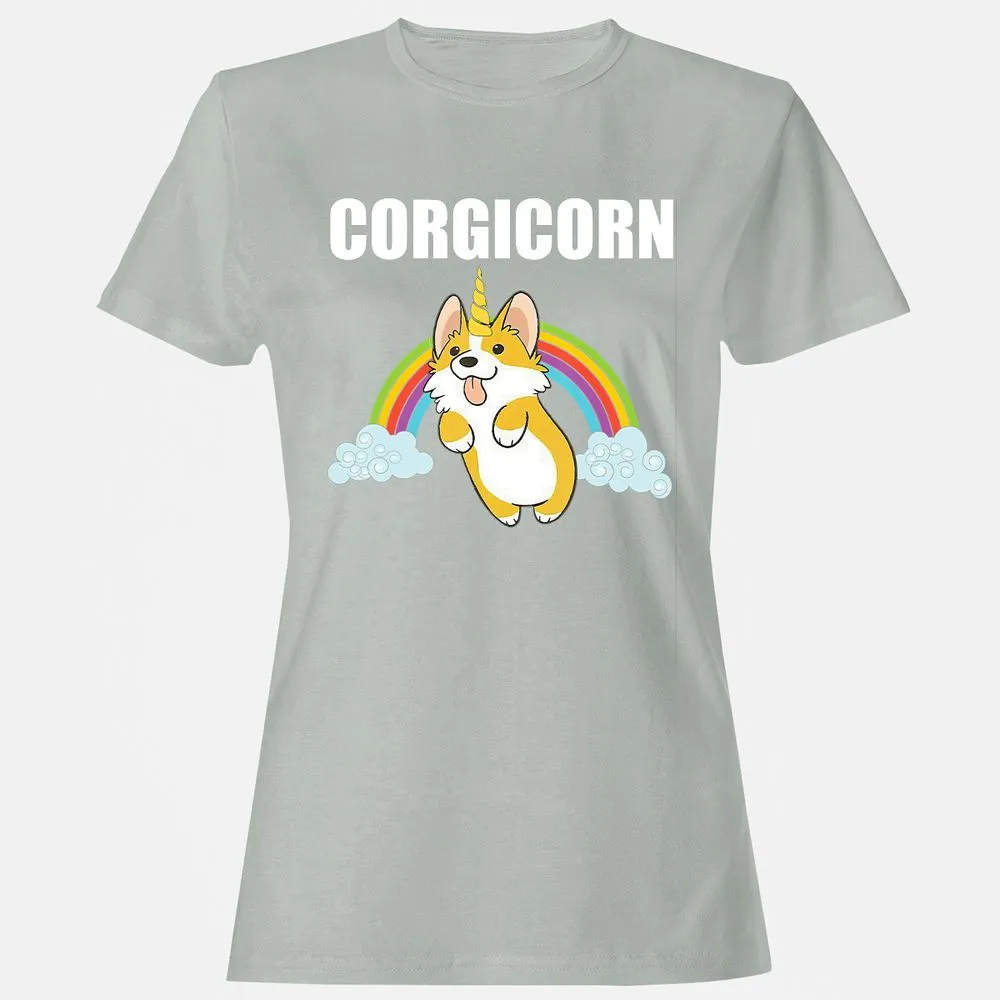 Women's T-Shirt - 2VHNPBQU - Ash - 2