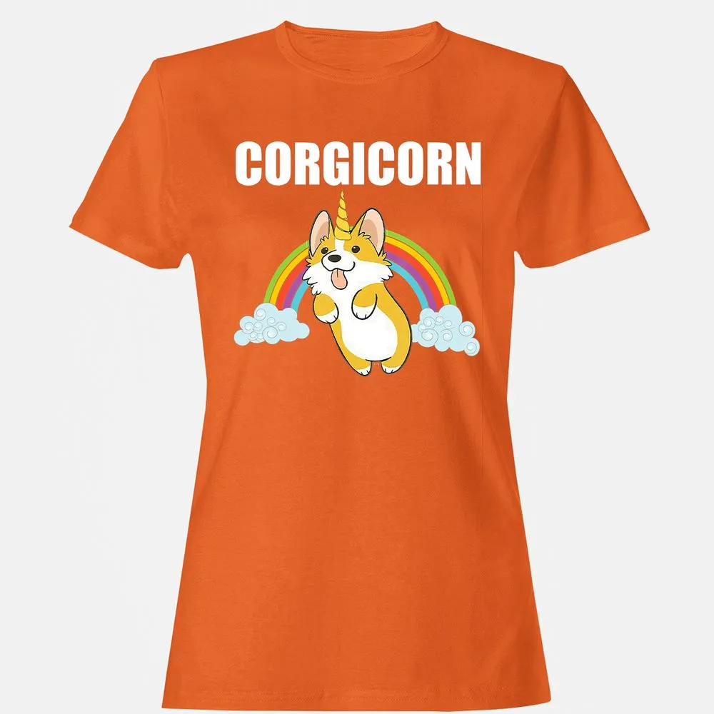 Women's T-Shirt - 2VHNPBQU - Orange - 11