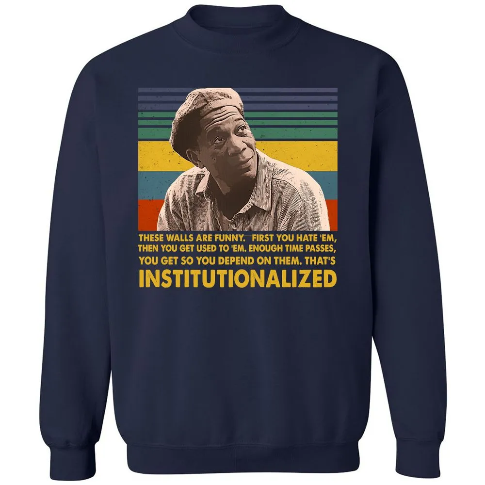 Classic Unisex Sweatshirt - 7V5JPSKC - Navy - 2
