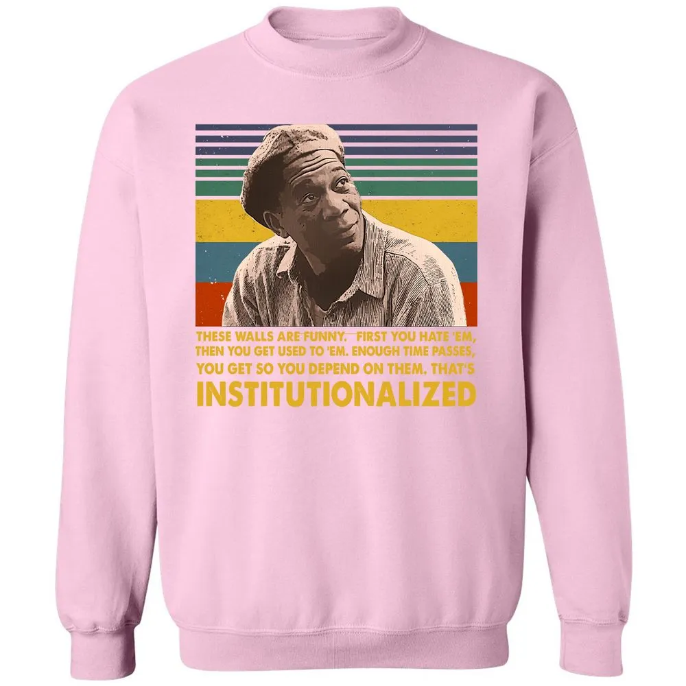 Classic Unisex Sweatshirt - 7V5JPSKC - Light Pink - 3