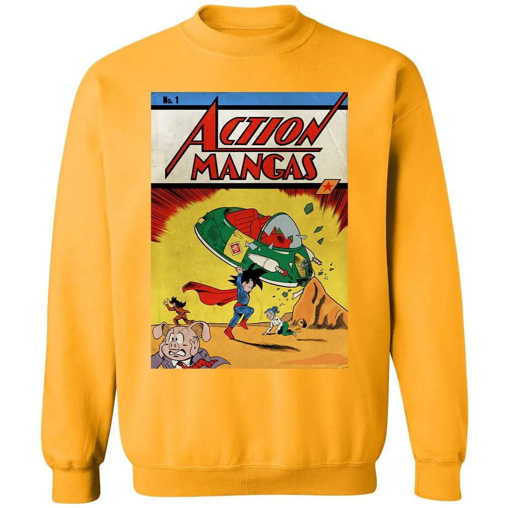 Classic Unisex Sweatshirt - RCSR7HLJ - Gold - 11