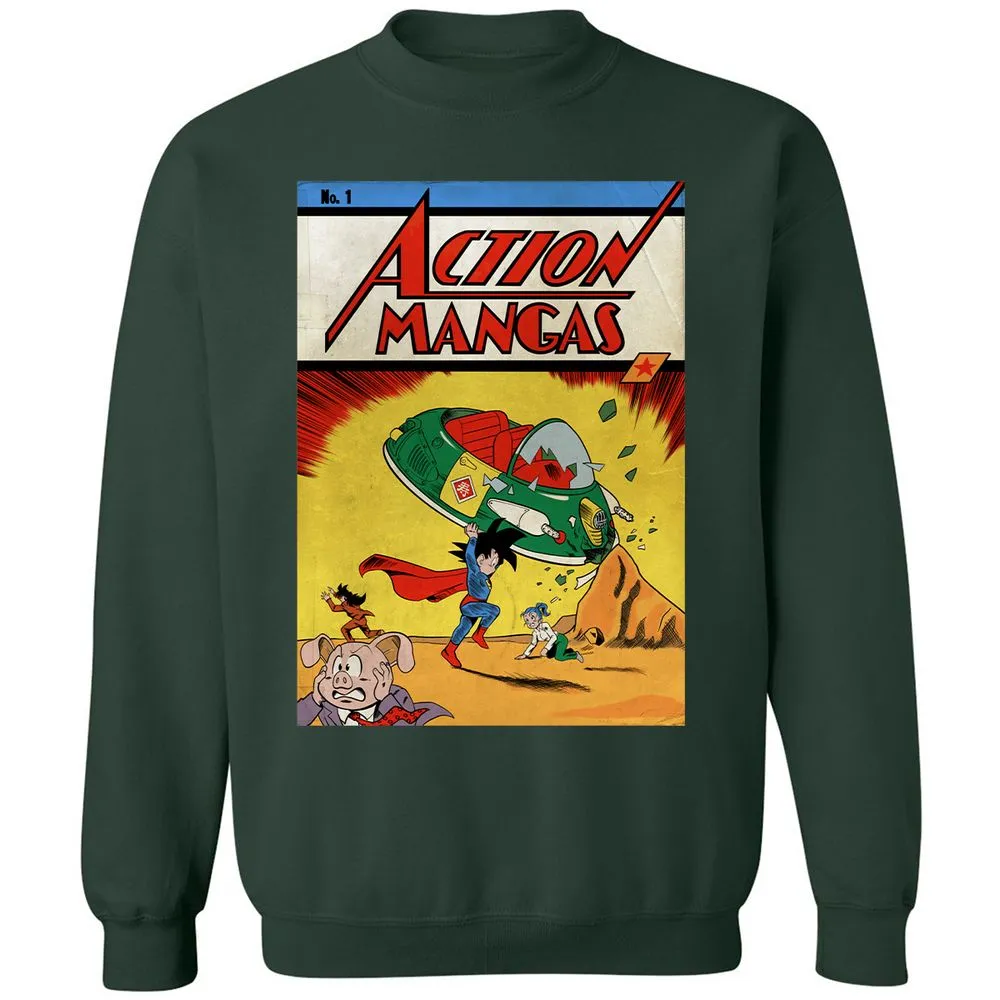 Classic Unisex Sweatshirt - RCSR7HLJ - Forest Green - 4