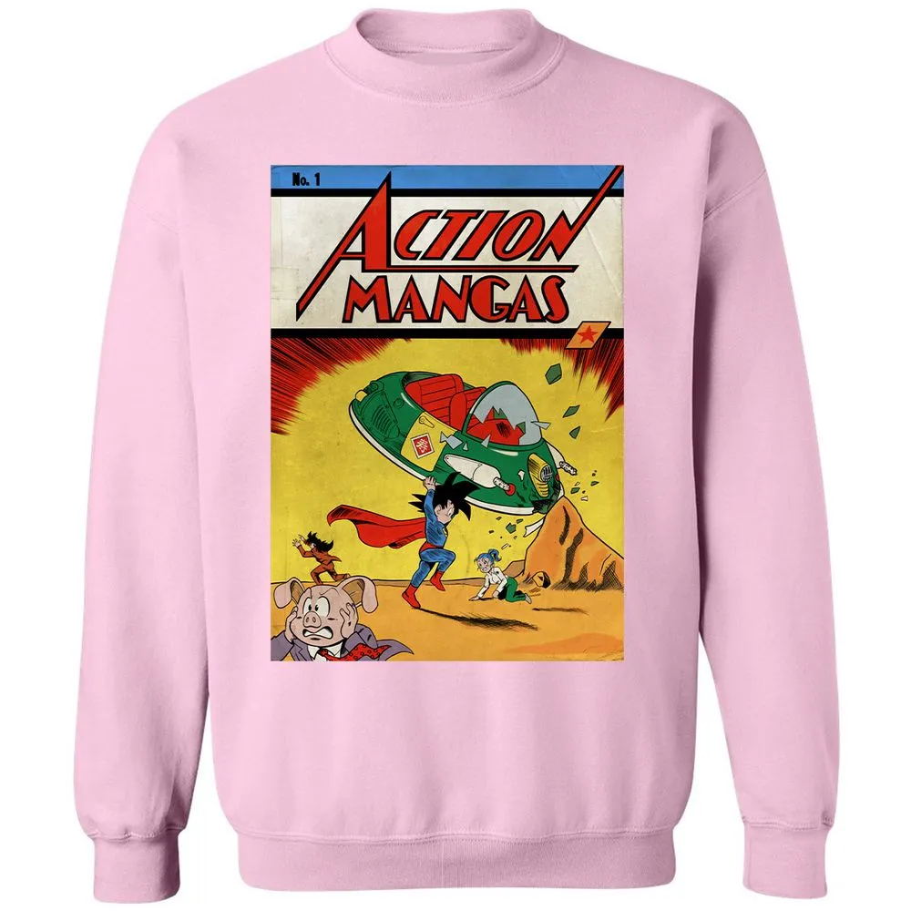 Classic Unisex Sweatshirt - RCSR7HLJ - Light Pink - 3