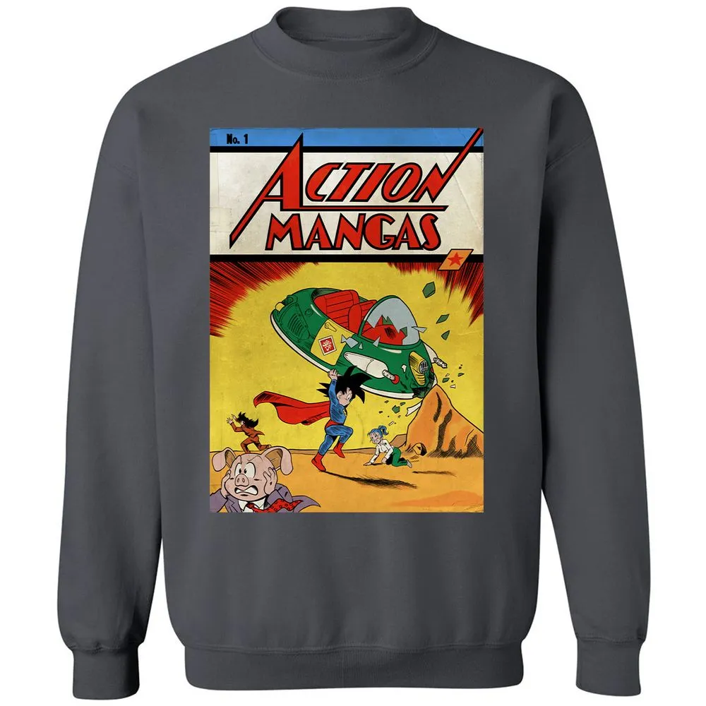 Classic Unisex Sweatshirt - RCSR7HLJ - Charcoal - 7