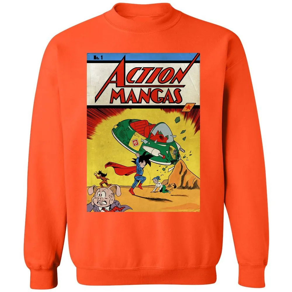 Classic Unisex Sweatshirt - RCSR7HLJ - Orange - 10