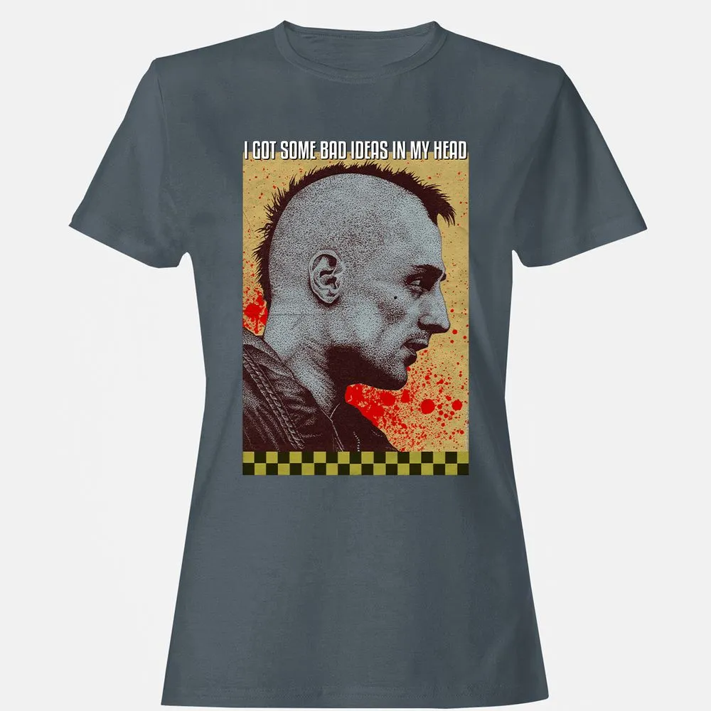Women's T-Shirt - Q286XVZE - Charcoal - 3