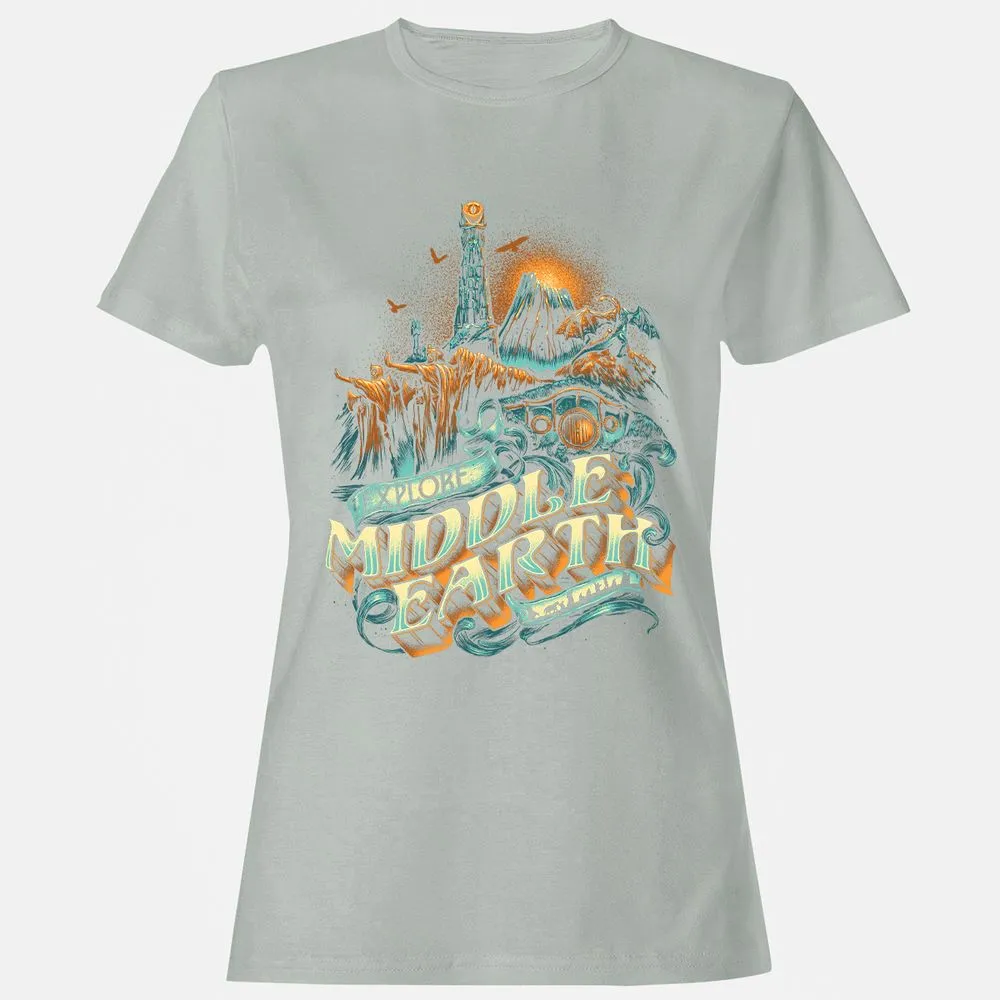 Women's T-Shirt - 9A3VMTK9 - Ash - 2
