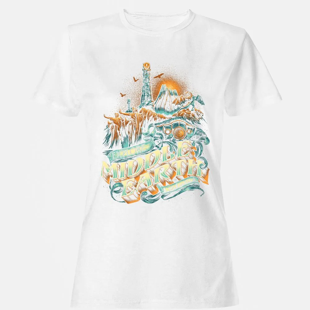 Women's T-Shirt - 9A3VMTK9 - White - 16