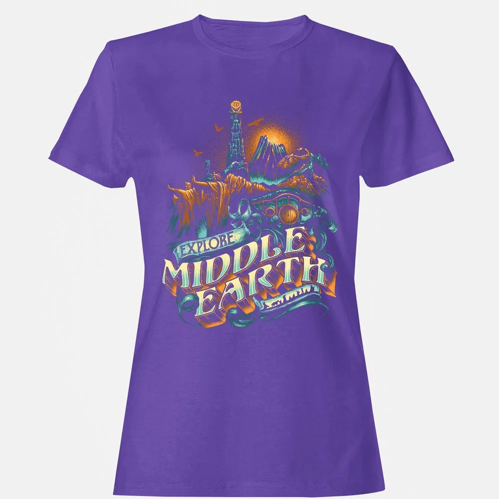 Women's T-Shirt - 9A3VMTK9 - Purple - 12