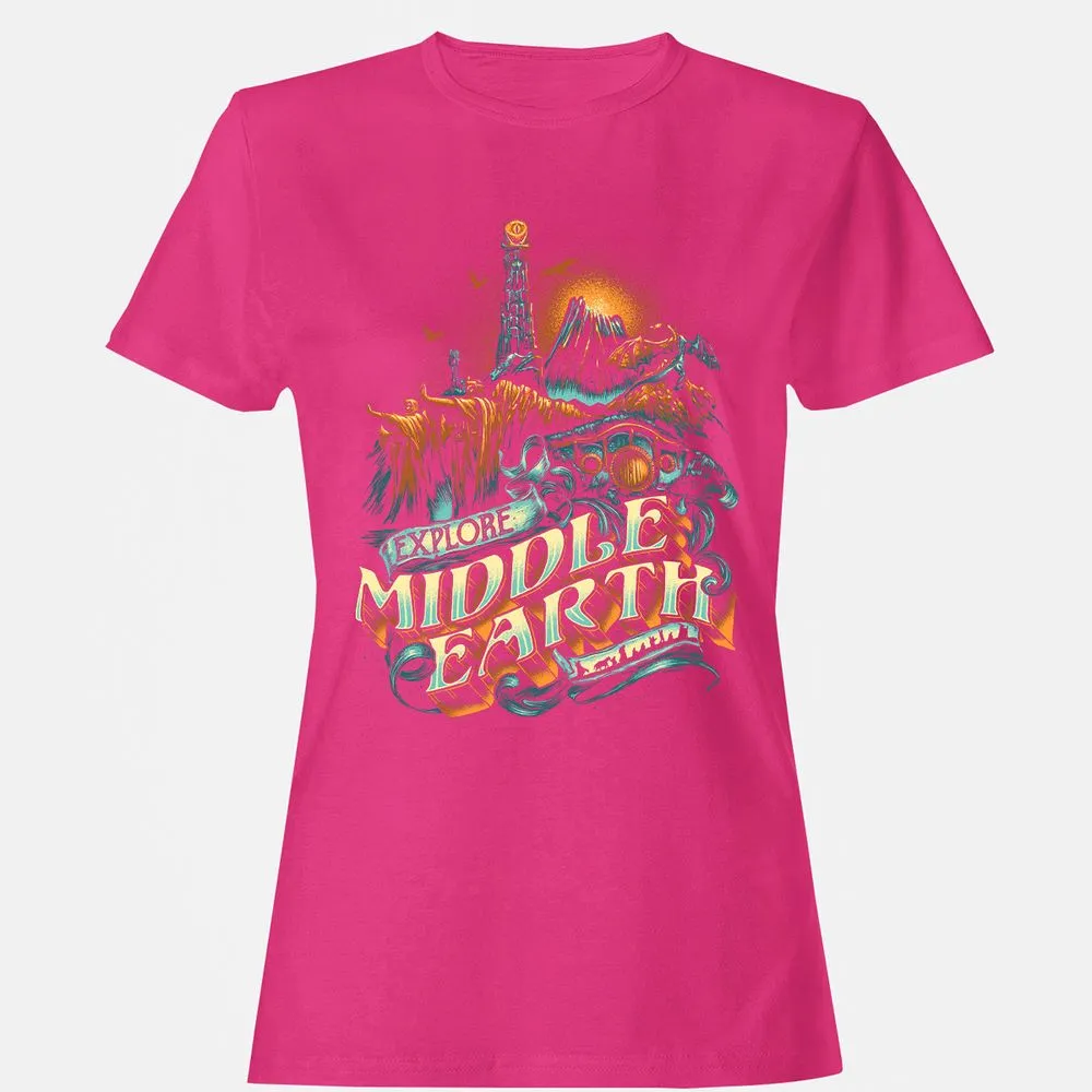Women's T-Shirt - 9A3VMTK9 - Heliconia - 6