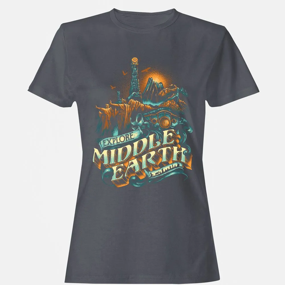 Women's T-Shirt - 9A3VMTK9 - Dark Heather - 5