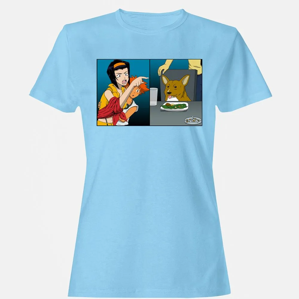 Women's T-Shirt - A3HDH2EF - Light Blue - 8
