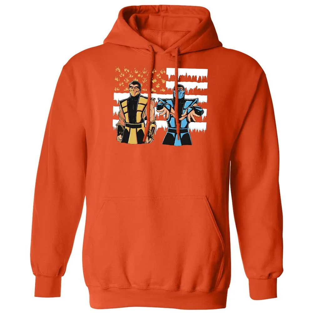 Classic Unisex Hoodie - QZPBTHBS - Orange - 10