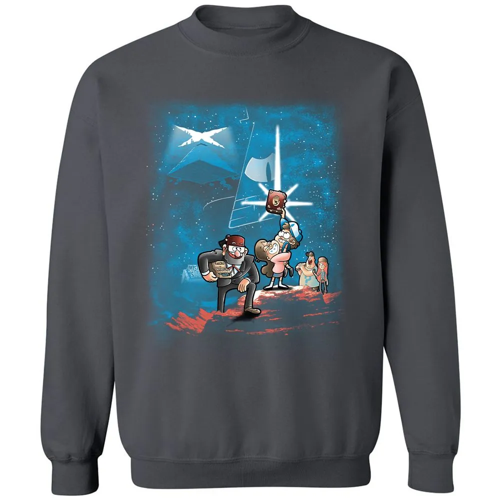 Classic Unisex Sweatshirt - FKL7R4KE - Charcoal - 7